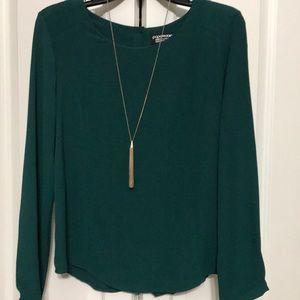 Emerald green Papermoon blouse from stitch fix